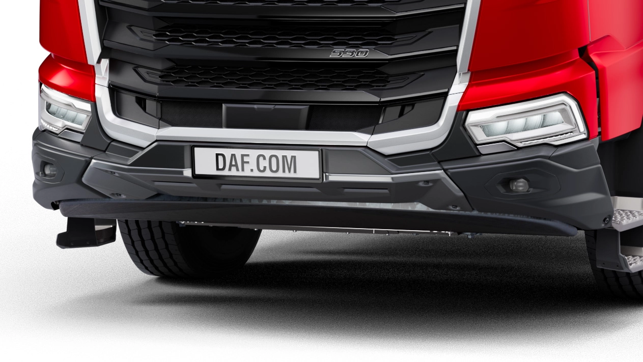 DAF XFC XDC XBC 3-piece steel bumper